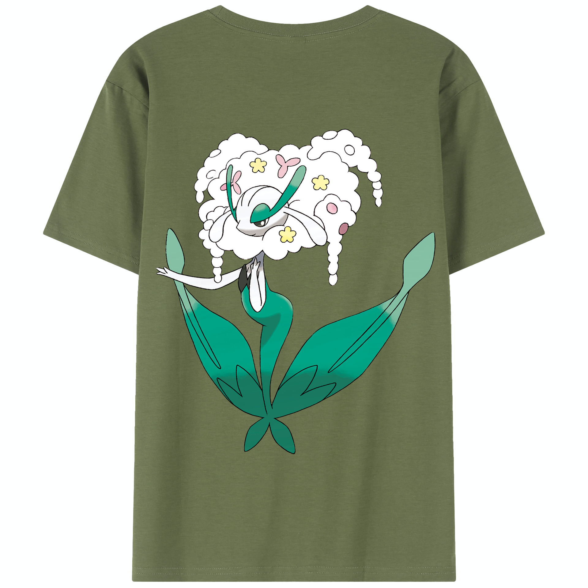 （画像用） ポケットモンスター Pokémon 綿100％半袖Tシャツ（背面プリント）